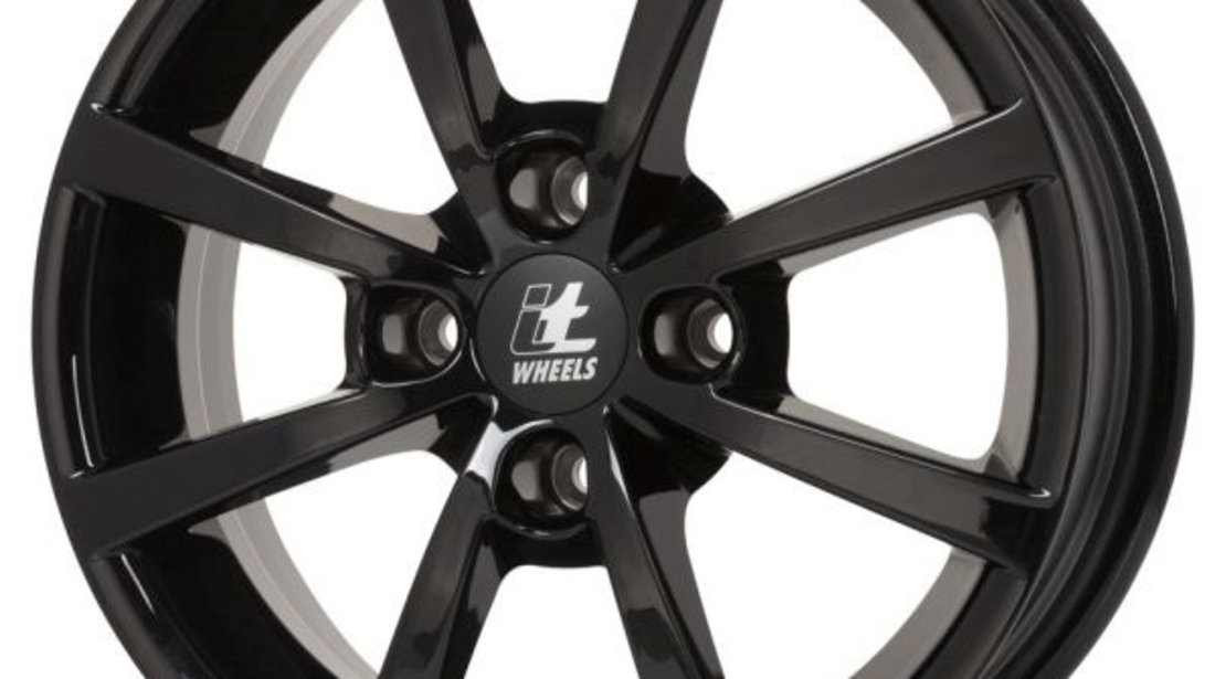 Janta Aliaj Itwheels Alisia Gloss Black 6.0x15, 4x108, CH 63,4, ET: 40 ITW4710222