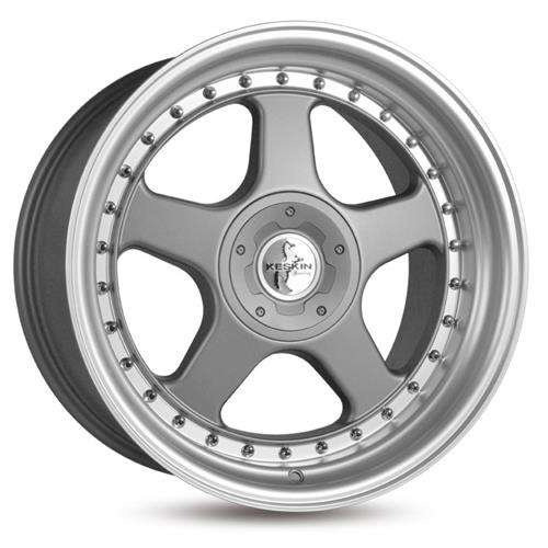 Janta aliaj Keskin Tuning KT1 10.0x18 5x100 ET25 TGLP - Titan Grey Lip Polish