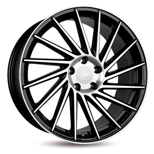 Janta aliaj Keskin Tuning KT17 9.0x20 5x112 ET40 BFP - Black Front Polish