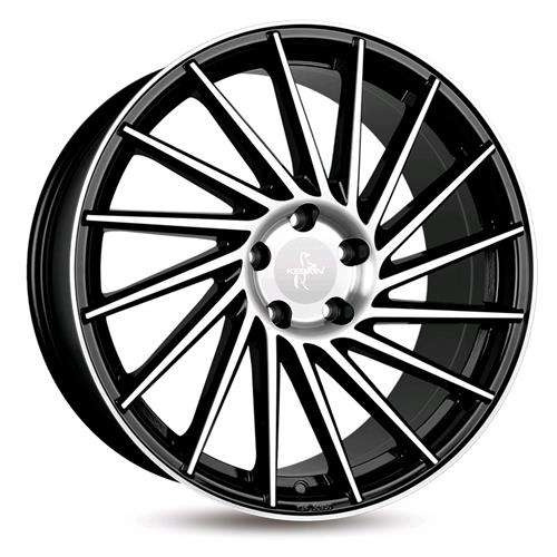 Janta aliaj Keskin Tuning KT17 9.0x20 5x112 ET40 BFP - Black Front Polish