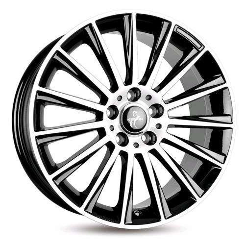Janta aliaj Keskin Tuning KT18 10.0x22 5x120 ET40 BFP - Black Front Polish