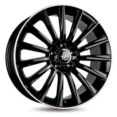 Janta aliaj Keskin Tuning KT18 BLP - Black lip polish CB72.6 5/108 17X7.0 ET48