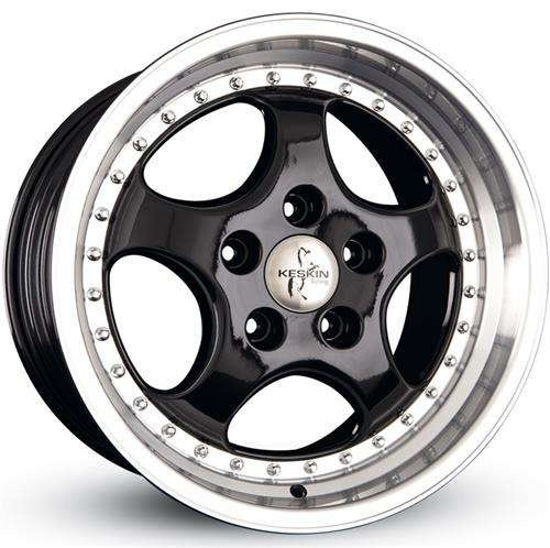 Janta aliaj Keskin Tuning KT2 BLP - Black lip polish CB71.6 5/130 18X9.5 ET52