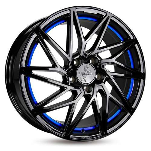 Janta aliaj Keskin Tuning KT20 8.0x18 5x112 ET30 BPBI - Black Painted Blue Inside
