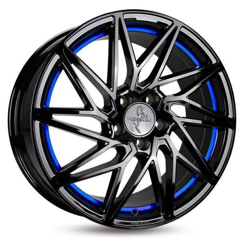 Janta aliaj Keskin Tuning KT20 BPBI - Black Painted Blue Inside CB72.6 5/112 19X8.5 ET45
