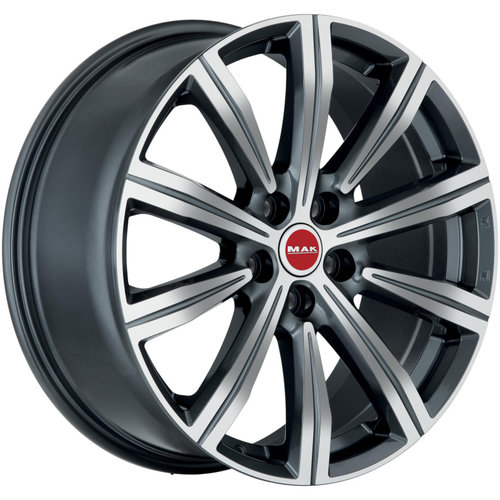 Janta aliaj MAK BIRMINGHAM 8.5x19 5X108 ET45 GUN MET-MIRROR FACE
