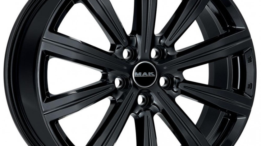 Janta aliaj MAK BIRMINGHAM GLOSS BLACK CB63.4 5/108 22X9 ET40