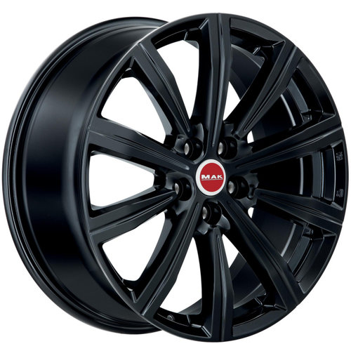 Janta aliaj MAK BIRMINGHAM GLOSS BLACK CB63.4 5/108 22X9 ET45