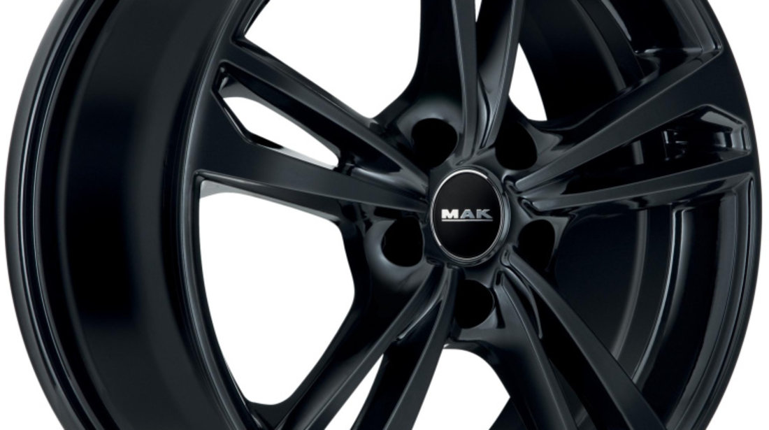 Janta aliaj MAK EMBLEMA GLOSS BLACK CB56.6 5/105 18X7 ET38