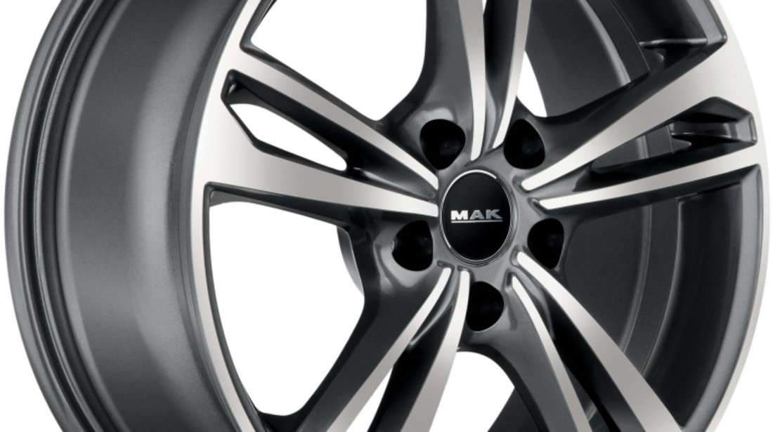 Janta aliaj MAK EMBLEMA GUN MET-MIRROR FACE CB58.1 5/098 15X6 ET37.5