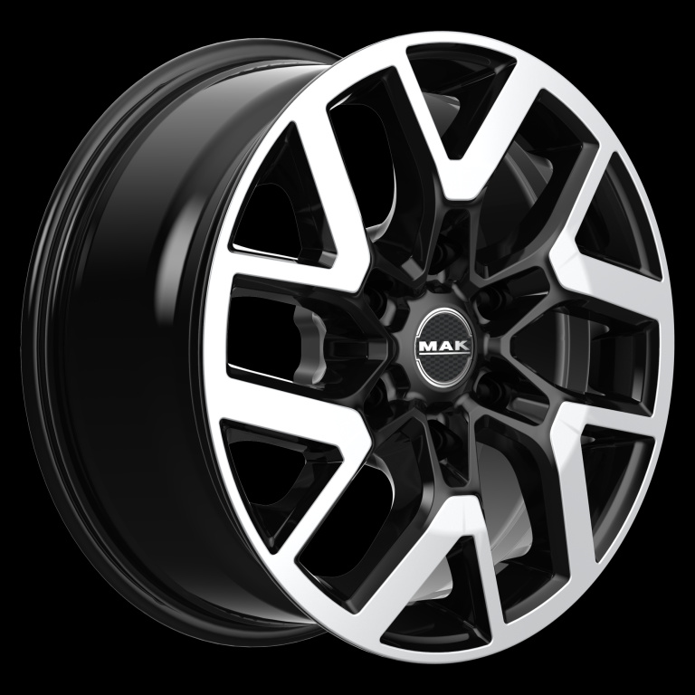 Janta aliaj MAK GRAVEL BLACK MIRROR CB100.1 6/139.7 17X7.5 ET33