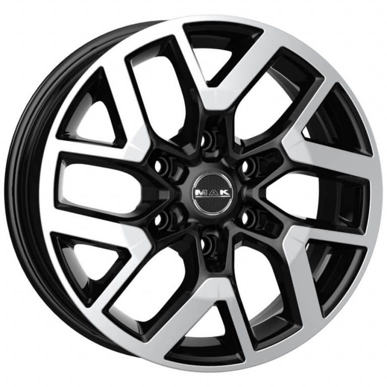 Janta aliaj MAK GRAVEL BLACK MIRROR CB106.1 6/139.7 16X6.5 ET20