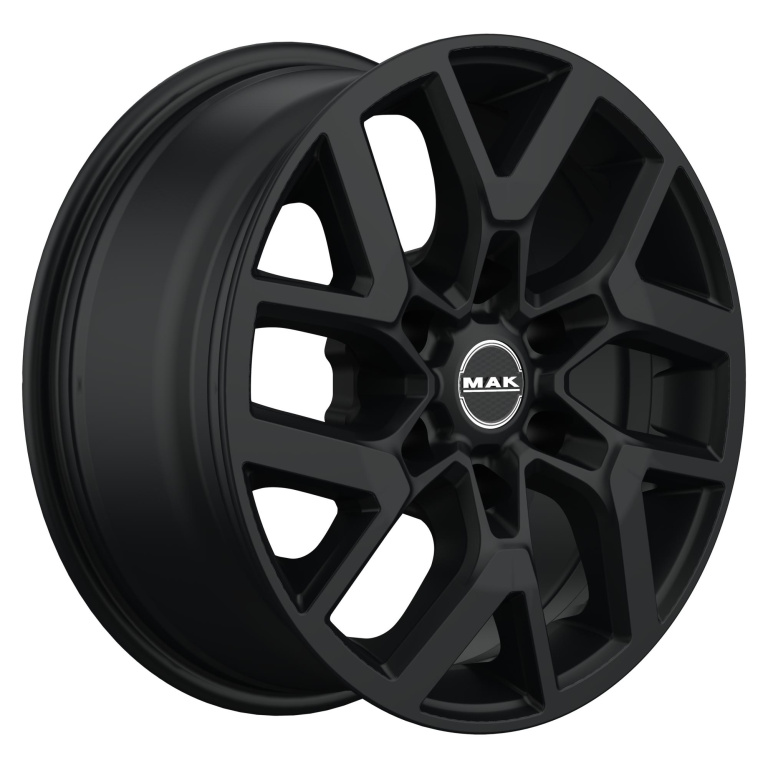 Janta aliaj MAK GRAVEL MATT BLACK CB74.1 6/125 16X6.5 ET50