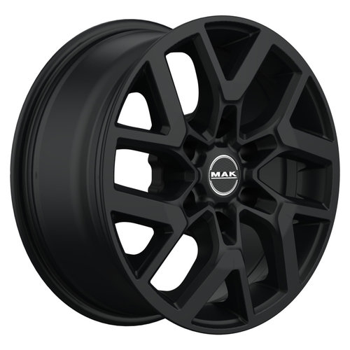 Janta aliaj MAK GRAVEL MATT BLACK CB74.1 6/125 16X6.5 ET50