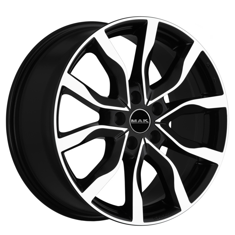 Janta aliaj MAK HIGHLANDS BLACK MIRROR CB63.4 5/108 18X8 ET45