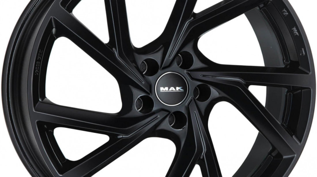 Janta aliaj MAK KASSEL GLOSS BLACK CB57.1 5/100 18X7.5 ET49