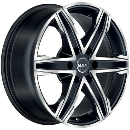 Janta aliaj MAK KING6 ICE BLACK CB106.1 6/139.7 16X6.5 ET20