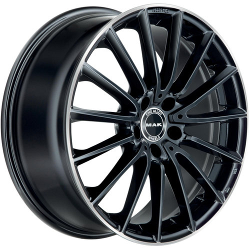 Janta aliaj MAK KOMET 9x19 5X112 ET30 GLOSS BLACK MIRROR RING