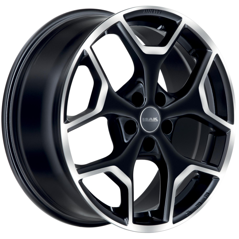 Janta aliaj MAK LIBERTY BLACK MIRROR CB72 5/108 17X7.5 ET39