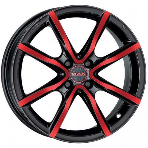 Janta aliaj MAK MILANO4 4.5x15 4X100 ET35 BLACK AND RED