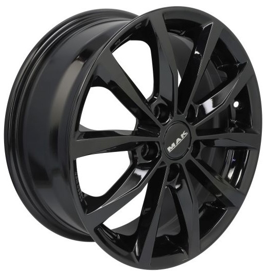 Janta Aliaj Mak Negru Lucios 6,5x16 F6560WFGB50VW3X