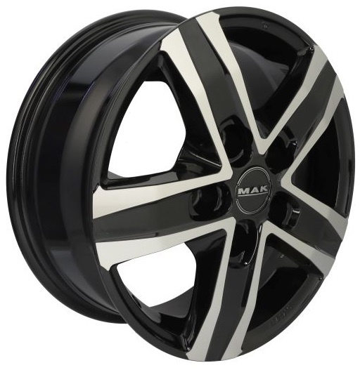 Janta Aliaj Mak Negru Oglinda 6,5x16 F65605TBM55KT