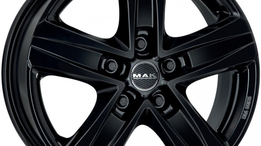 Janta aliaj MAK STONE 5 3 GLOSS BLACK CB65.1 5/160 18X7.5 ET50