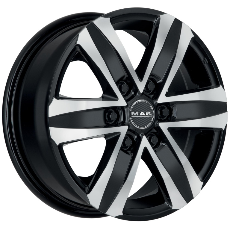 Janta aliaj MAK STONE 6 W BLACK MIRROR CB74.1 6/125 16X6.5 ET50