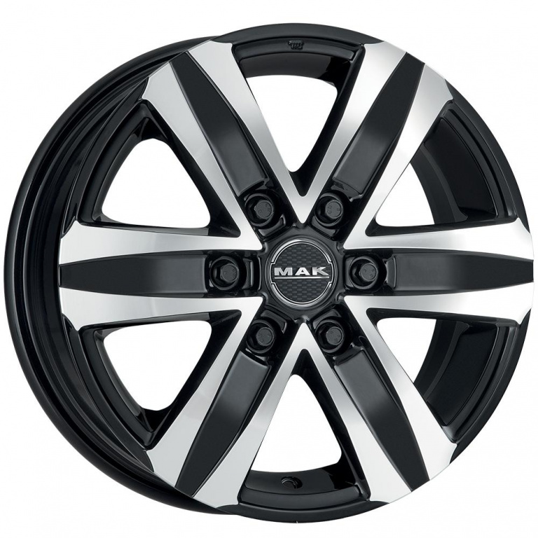 Janta aliaj MAK STONE6 W BLACK MIRROR CB106.1 6/139.7 16X6.5 ET20