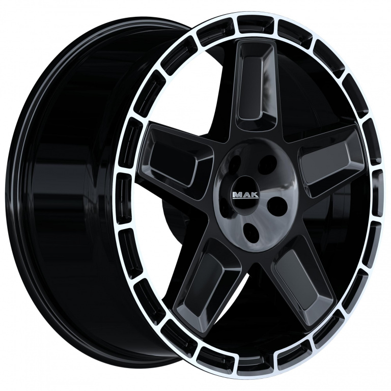 Janta aliaj MAK TREK 9x20 5X130 ET25 GLOSS BLACK MIRROR RING