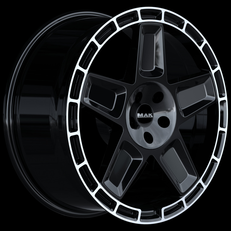 Janta aliaj MAK TREK GLOSS BLACK MIRROR RING CB76 5/114.3 20X9 ET40