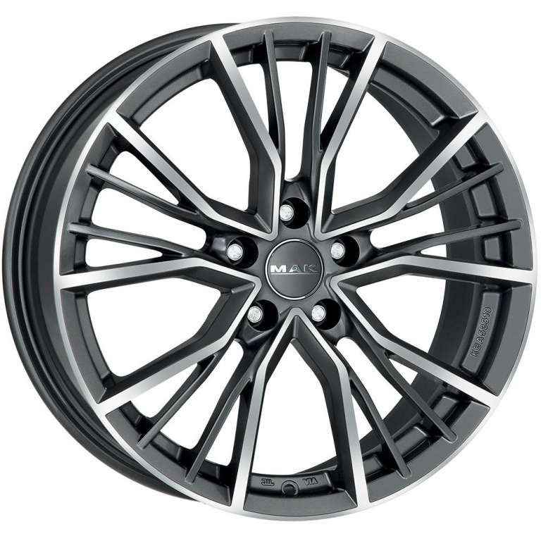 Janta aliaj MAK UNION 7.5x17 5X100 ET46 GUN MET-MIRROR FACE