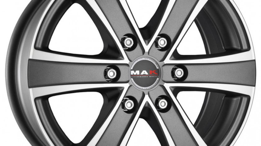 Janta aliaj MAK VAN 6 ICE TITAN CB112 6/139.7 15X6.5 ET0