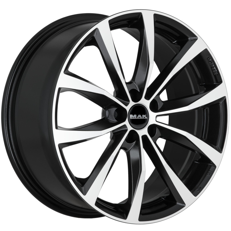 Janta aliaj MAK WOLF BLACK MIRROR CB72 5/108 17X7.5 ET45