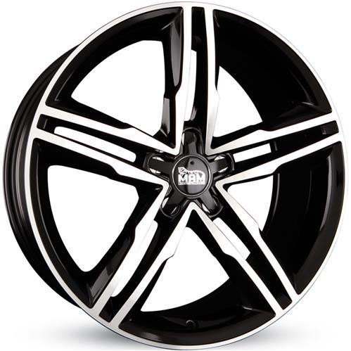 Janta aliaj MAM Leichtmetallräder A1 8.0x19 5x112 ET30 BFP - Black Front Polish