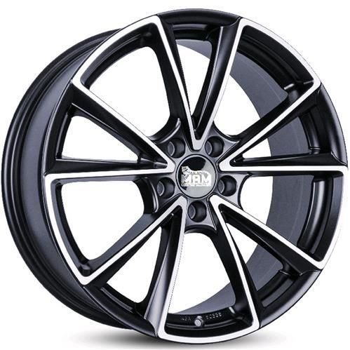 Janta aliaj MAM Leichtmetallräder A5 8.0x19 5x112 ET30 MBFP - Matt Black Front Polished