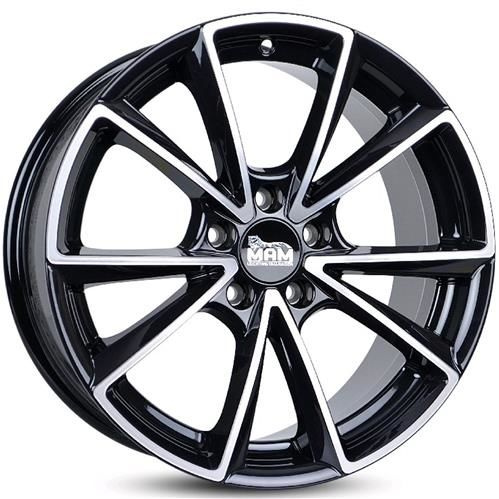 Janta aliaj MAM Leichtmetallräder A5 8.0x19 5x112 ET30 BFP - Black Front Polish