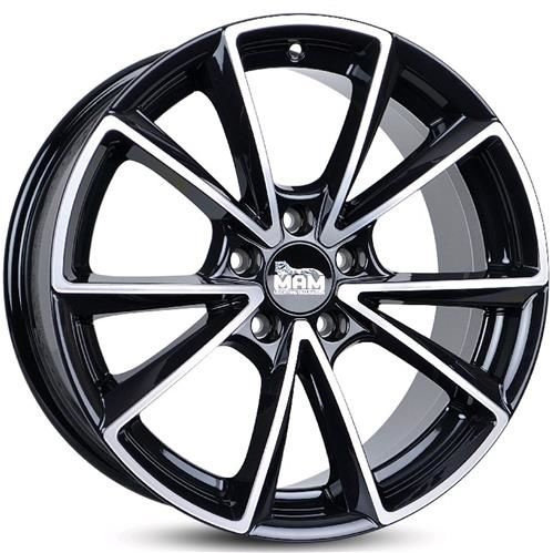 Janta aliaj MAM Leichtmetallräder A5 8.5x20 5x112 ET45 BFP - Black Front Polish