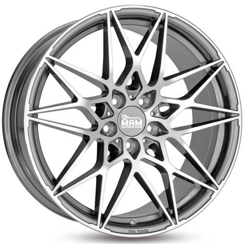 Janta aliaj MAM Leichtmetallräder B2 8.5x19 5x120 ET35 PFP - Palladium front polish