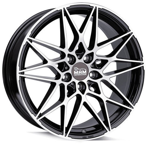 Janta aliaj MAM Leichtmetallräder B2N 8.5x19 5x120 ET35 BFP - Black Front Polish