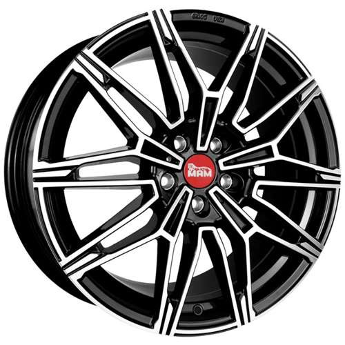 Janta aliaj MAM Leichtmetallräder B3 8.5x19 5x112 ET30 BFP - Black Front Polish