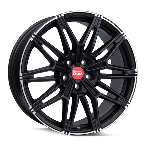 Janta aliaj MAM Leichtmetallräder B3N 8.5x19 5x120 ET35 MBLP - Matt Black Lip Polish