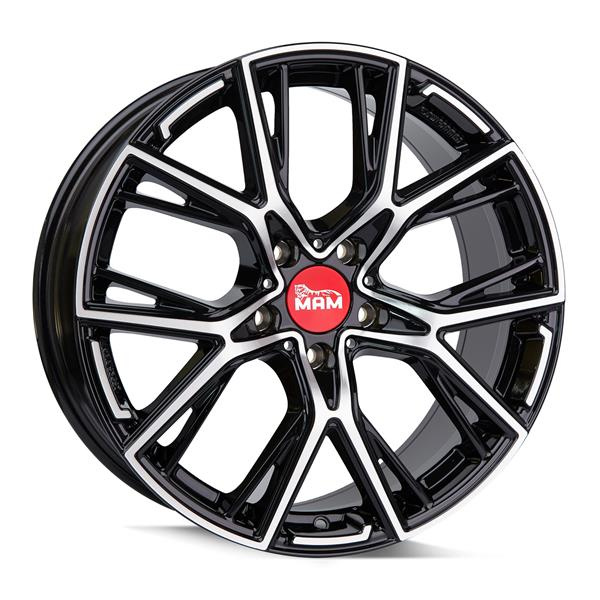 Janta aliaj MAM Leichtmetallräder B4 8.5x19 5x112 ET45 BFP - Black Front Polished
