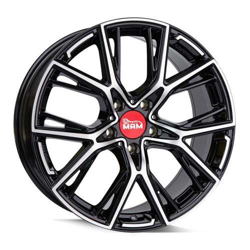 Janta aliaj MAM Leichtmetallräder B4 8.5x19 5x114.3 ET40 BFP - Black Front Polished