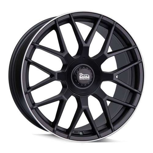 Janta aliaj MAM Leichtmetallräder GT1 10.0x22 5x112 ET20 MBLP - Matt Black Lip Polish