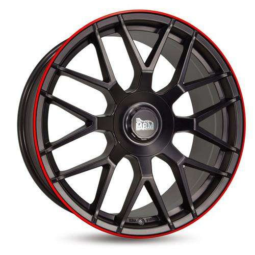 Janta aliaj MAM Leichtmetallräder GT1 8.5x19 5x100 ET45 MBLR - Matt Black Lip Red