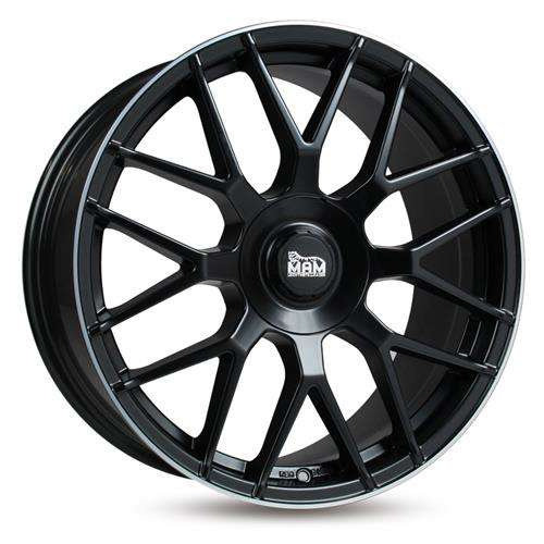 Janta aliaj MAM Leichtmetallräder GT1 8.5x20 5x108 ET45 MBLP - Matt Black Lip Polish