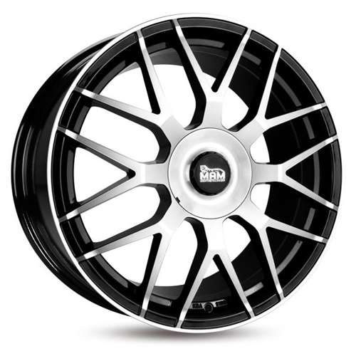 Janta aliaj MAM Leichtmetallräder GT1 8.5x20 5x112 ET30 BFP - Black Front Polished