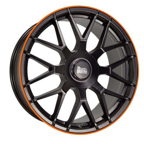 Janta aliaj MAM Leichtmetallräder GT1 MBLO - Matt black lip orange CB66.5 5/112 19X9.5 ET42