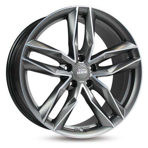 Janta aliaj MAM Leichtmetallräder RS3 MPFP - Matt palladium front polish CB72.6 5/108 19X8.5 ET45